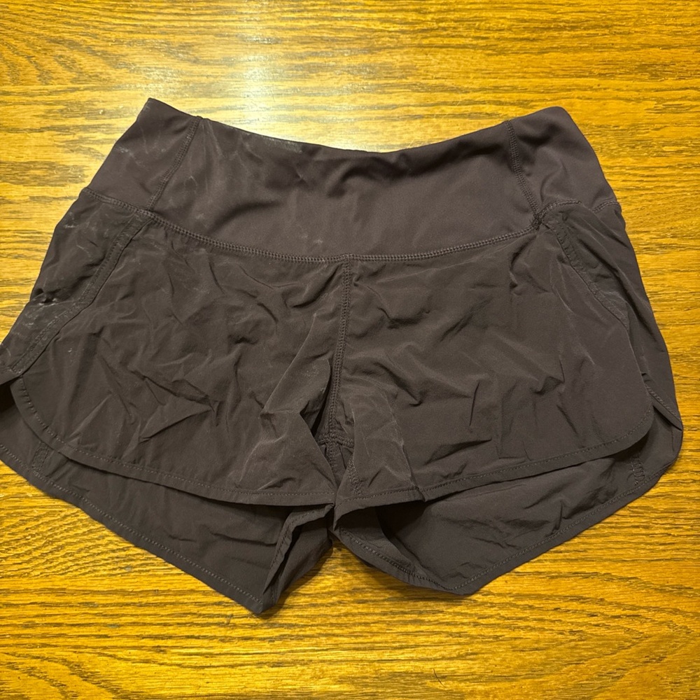 Women's Athletic Shorts in Dark Brown